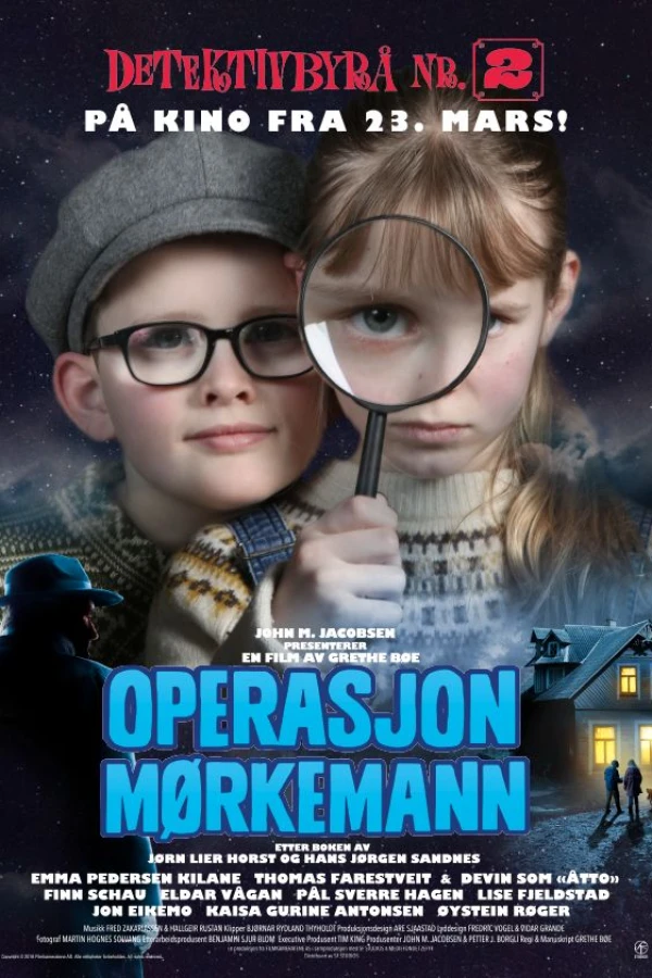 Dubbeldeckarna och Mörkermannen Poster