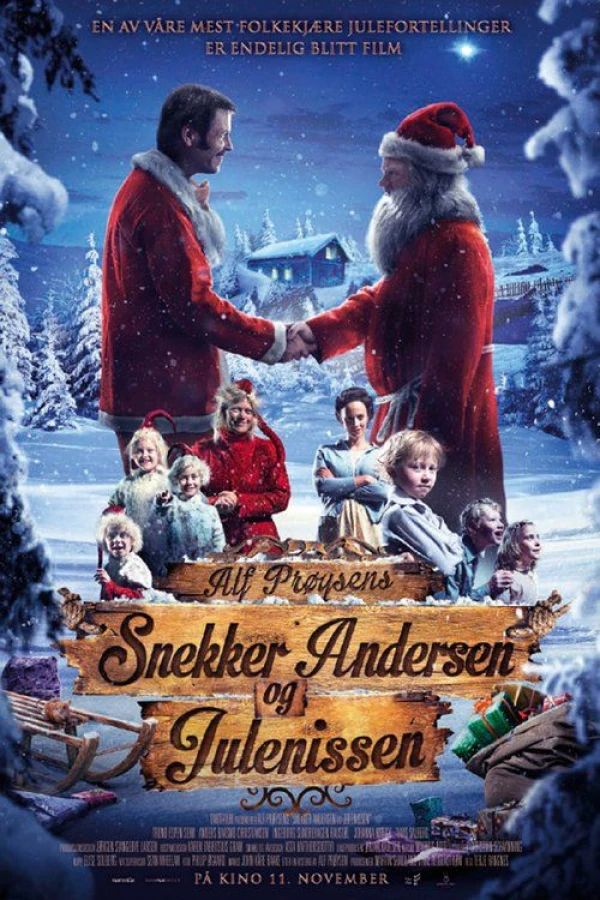 Snickar Andersson och jultomten Poster