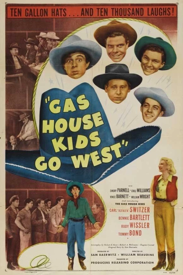 Gas House Kids Go West Poster