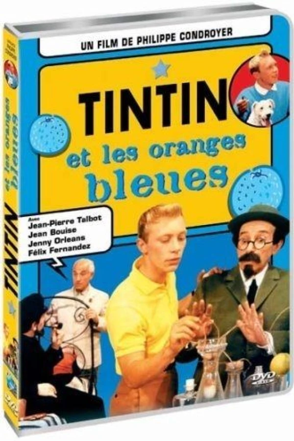 Tintin och de blå apelsinerna Poster