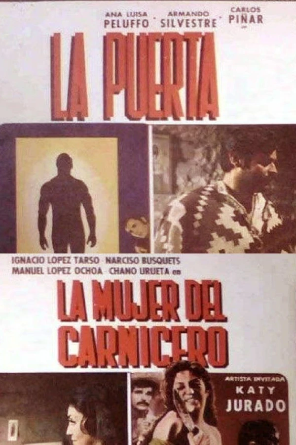 La puerta y la mujer del carnicero Poster