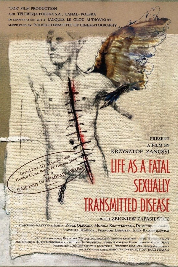 Life As a Fatal Sexually Transmitted Disease Poster