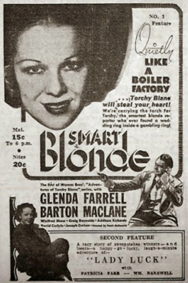 Smart Blonde Poster