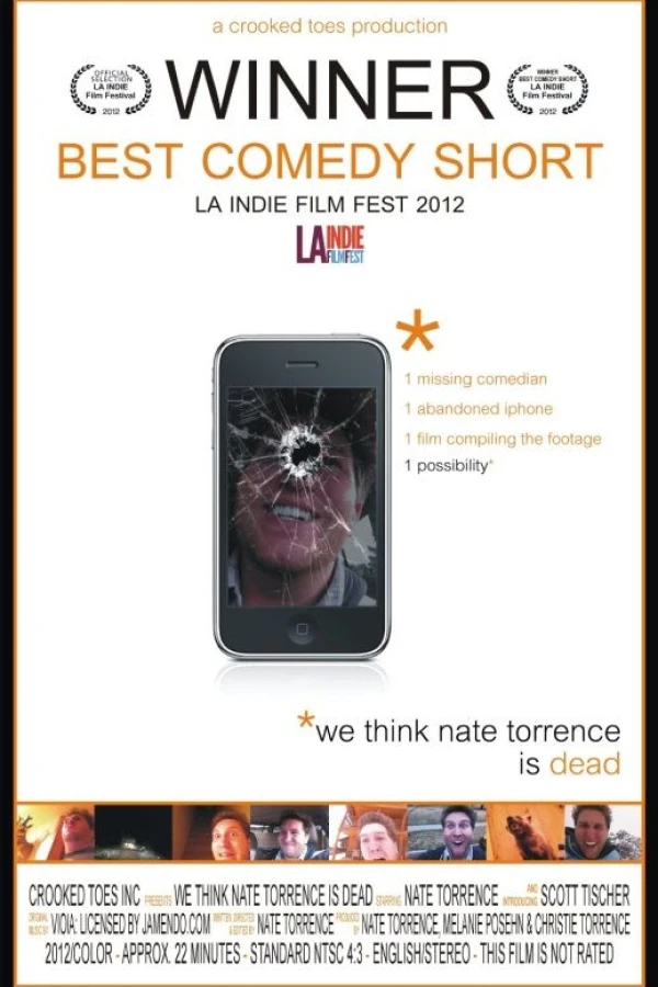 We Think Nate Torrence Is Dead Poster