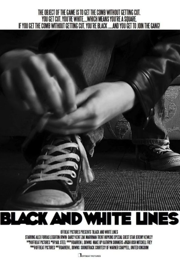 Black and White Lines Poster