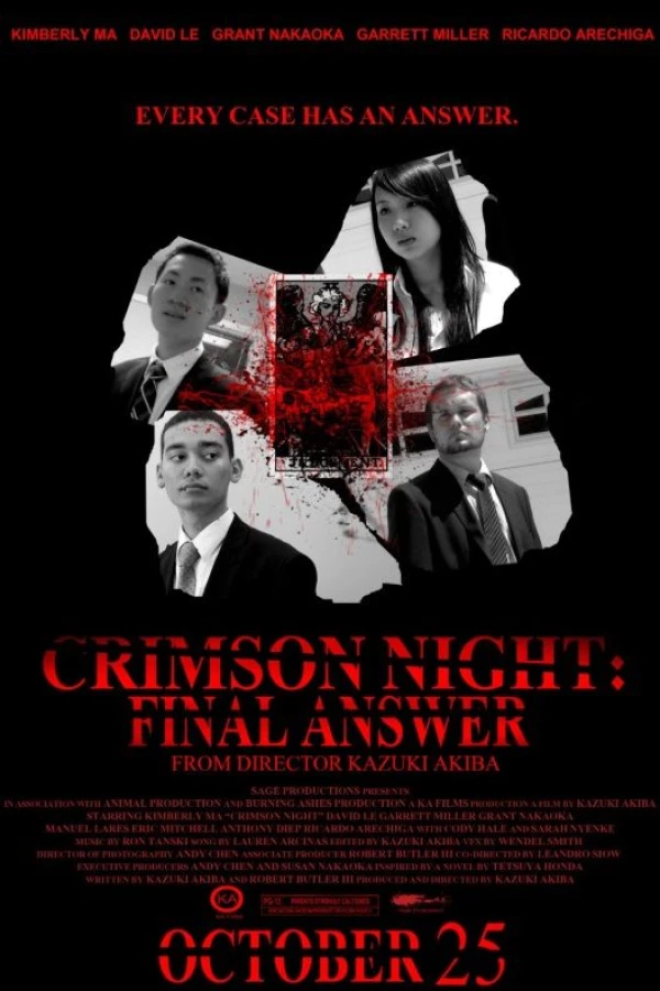 Crimson Night: Final Answer Poster