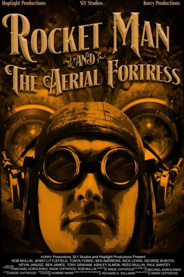 Rocket Man and the Aerial Fortress Poster