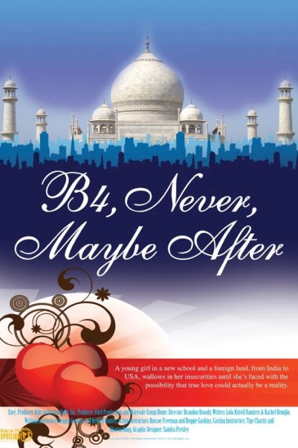 B4, Never, Maybe After Poster
