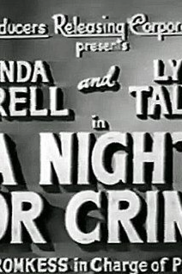 A Night for Crime Poster