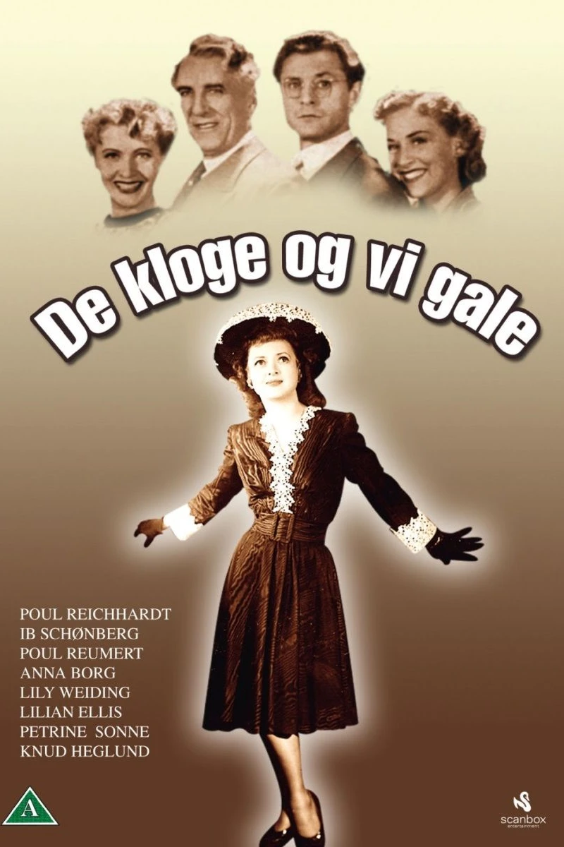 De kloge og vi gale Poster