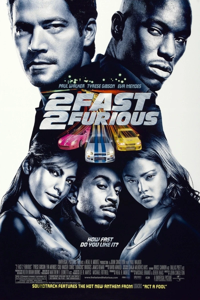 2 Fast 2 Furious Poster