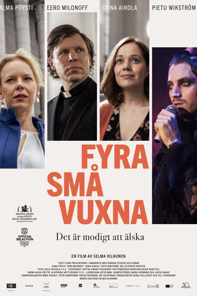 Fyra små vuxna Poster