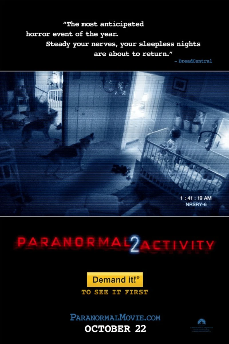 Paranormal Activity 2 Poster