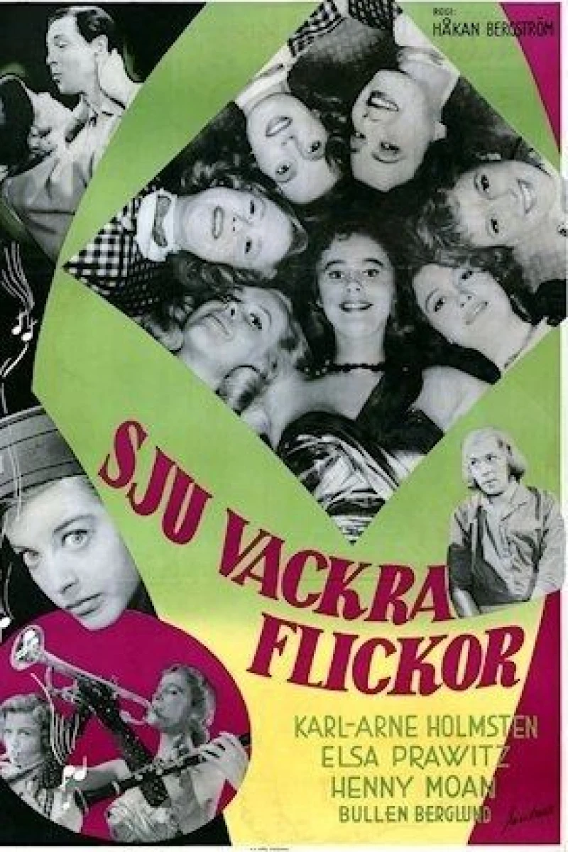 Sju vackra flickor Poster