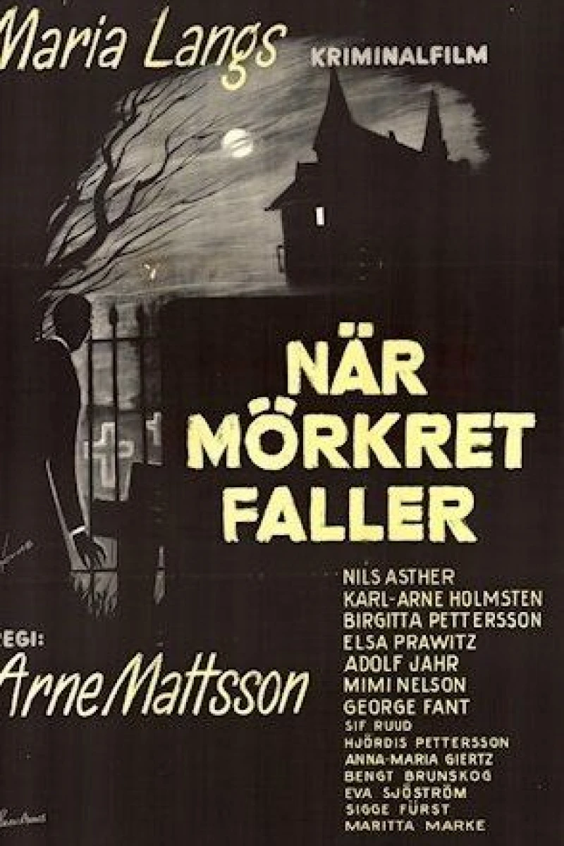 När mörkret faller Poster