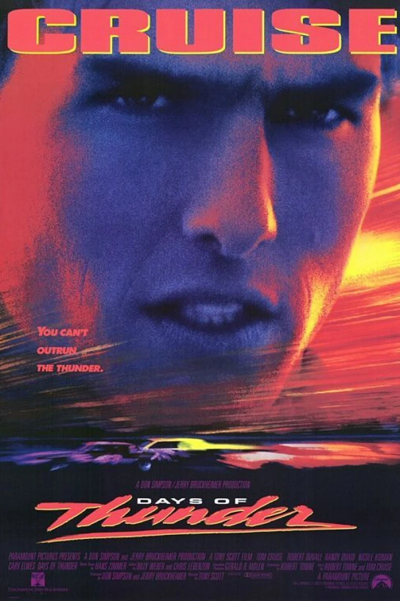 Days of Thunder Poster