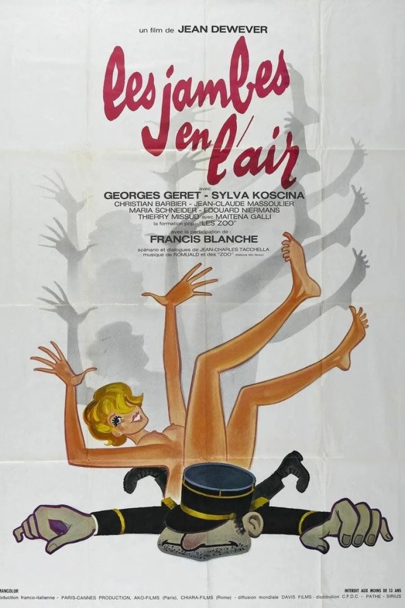 Les jambes en l'air Poster