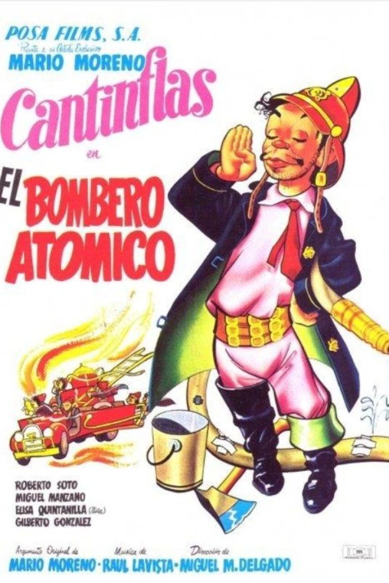 El bombero atómico Poster