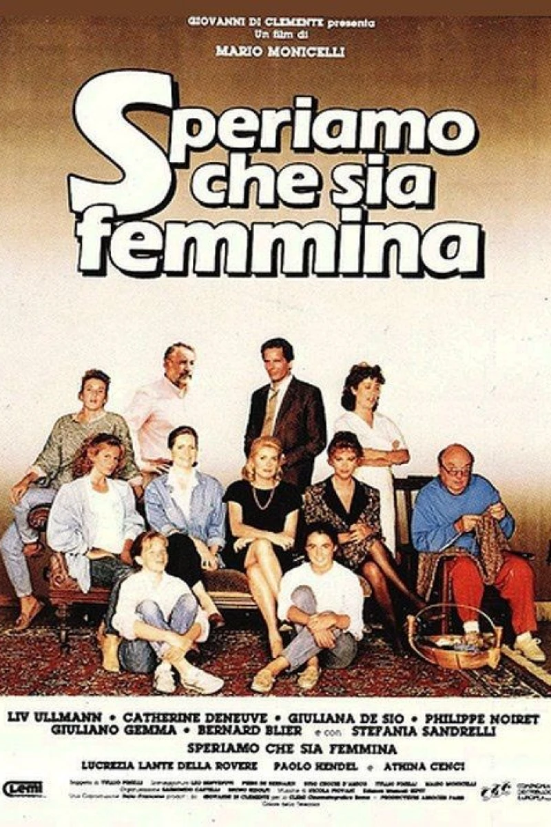 Speriamo che sia femmina Poster