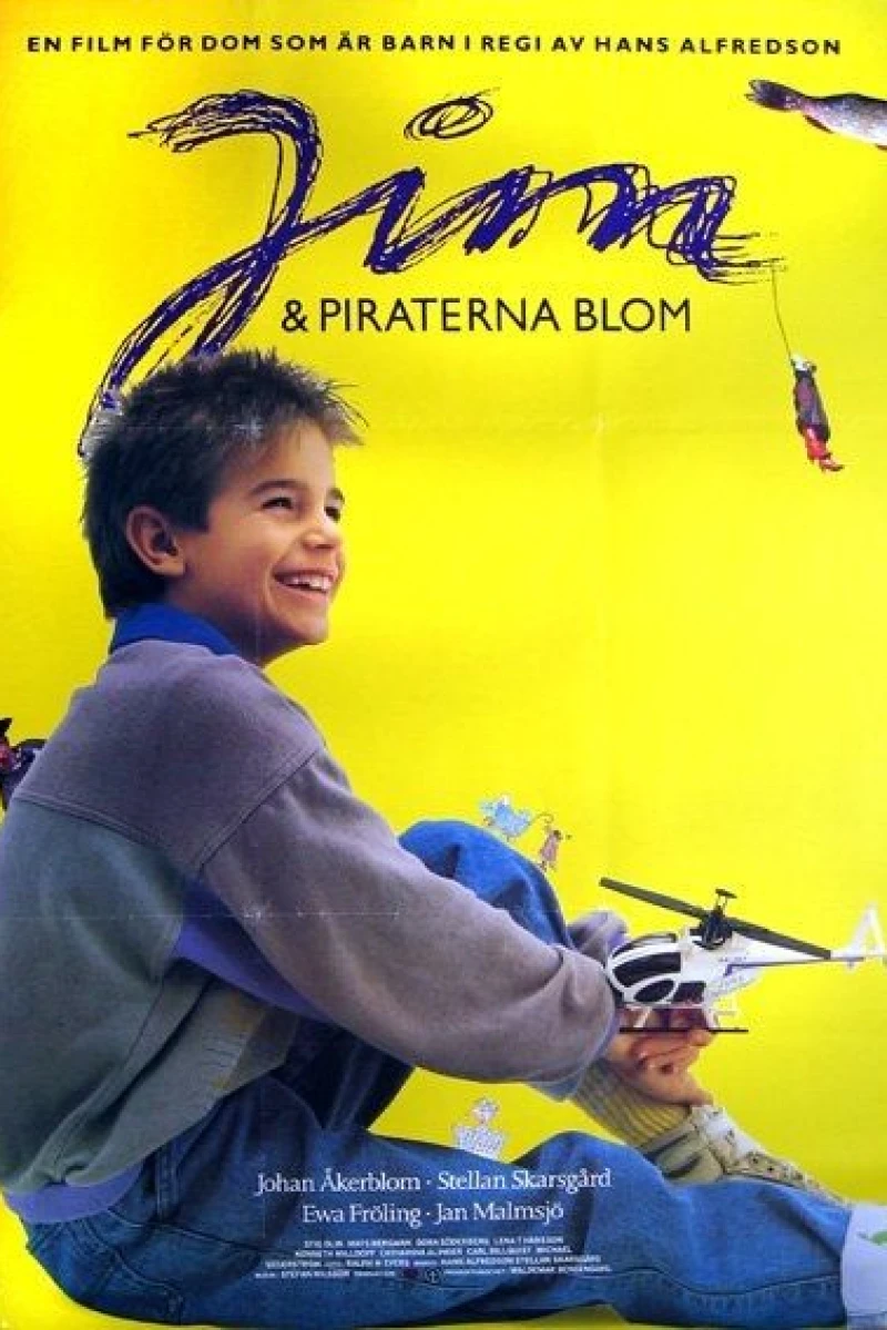 Jim piraterna Blom Poster