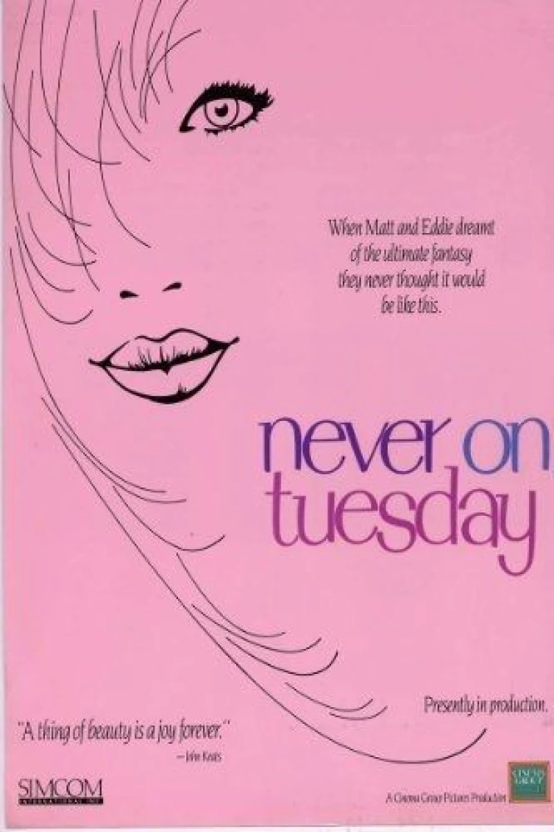 Never on Tuesday Poster