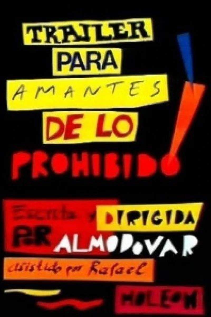 Tráiler para amantes de lo prohibido Poster