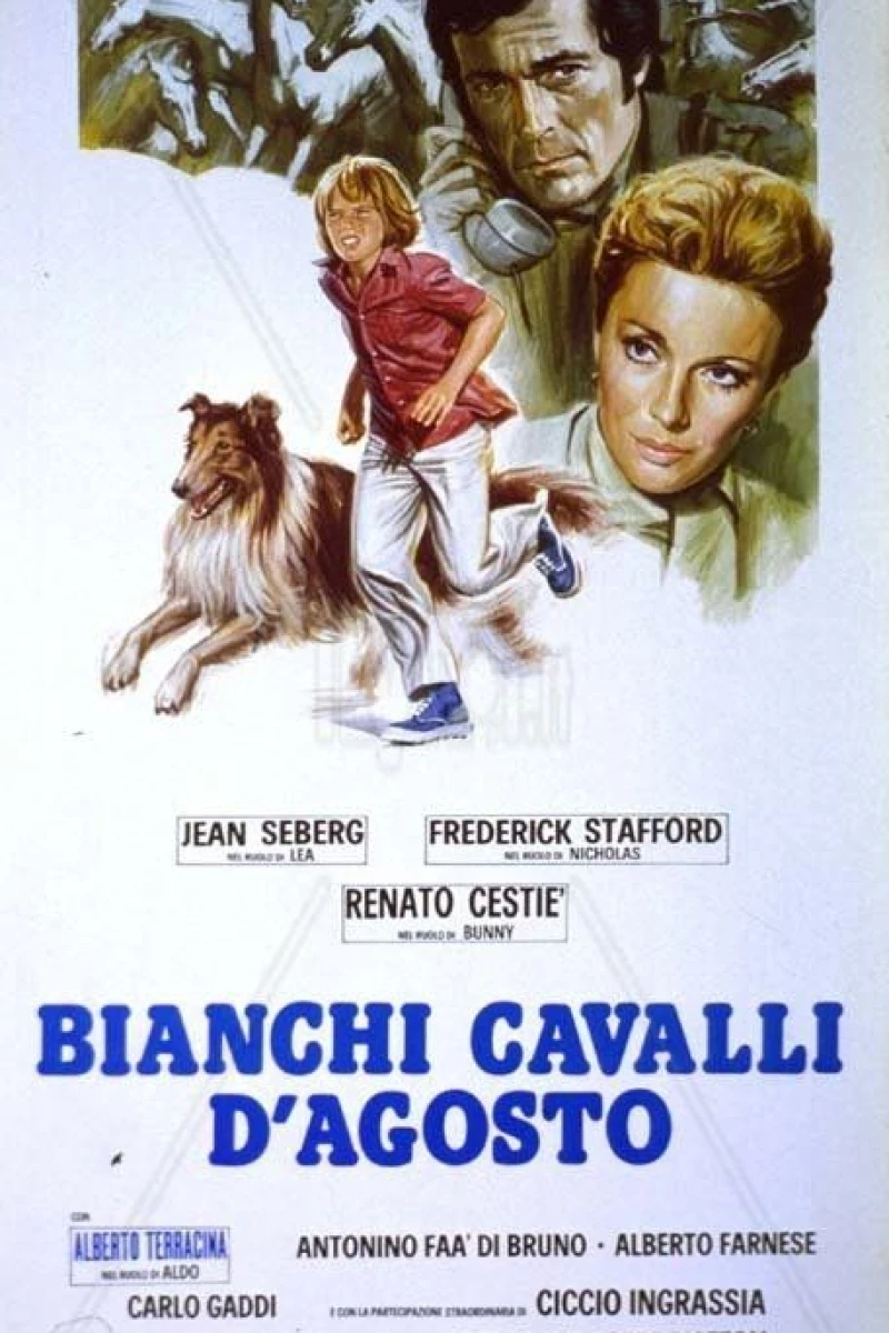 Bianchi cavalli d'Agosto Poster