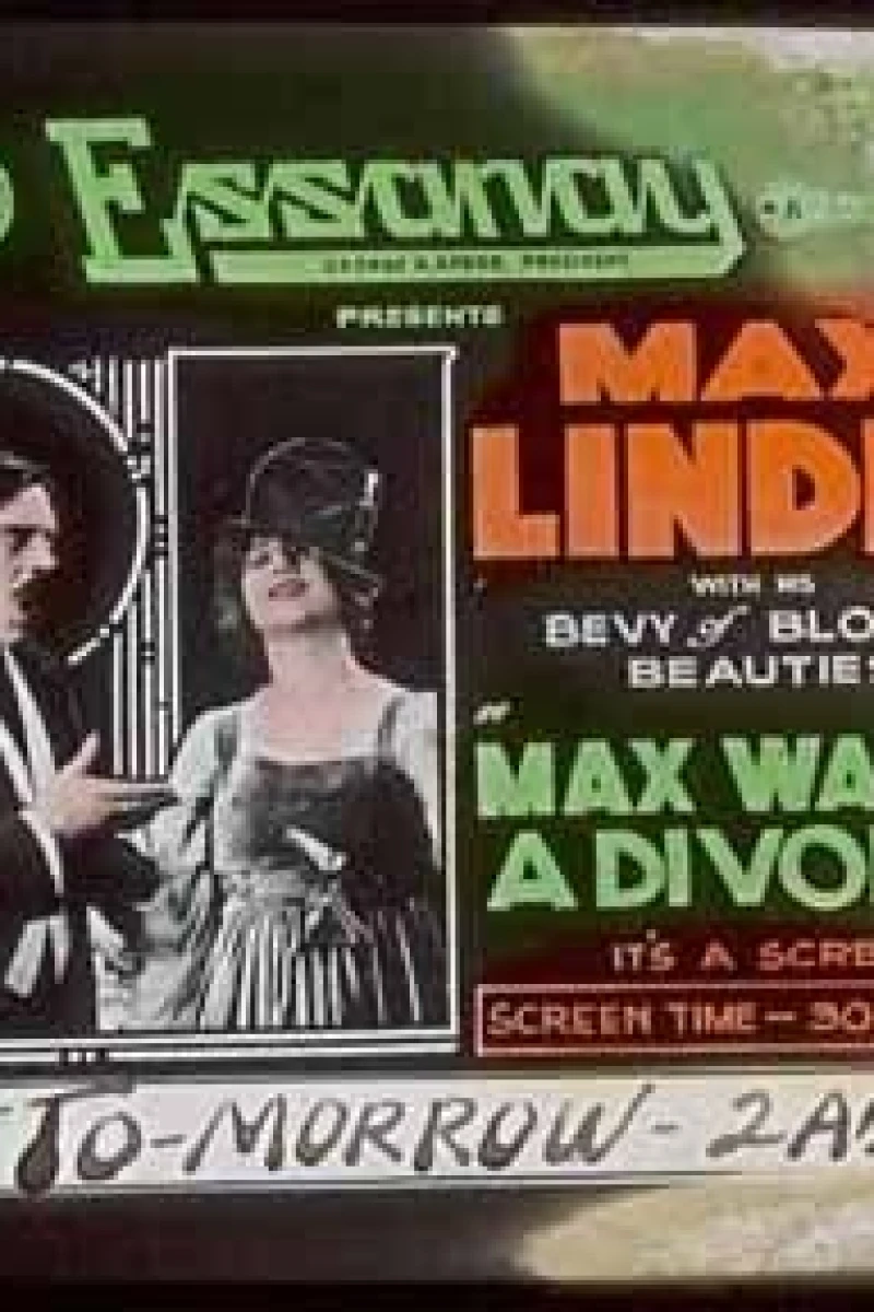 Max Wants a Divorce Poster