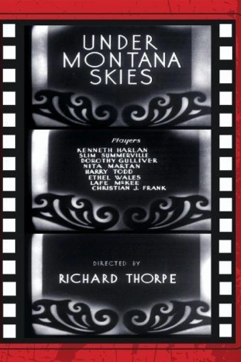 Under Montana Skies Poster