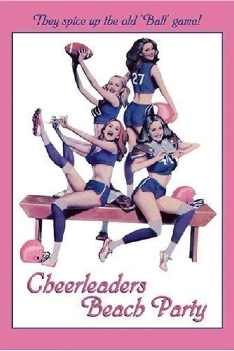 Cheerleaders Beach Party Poster