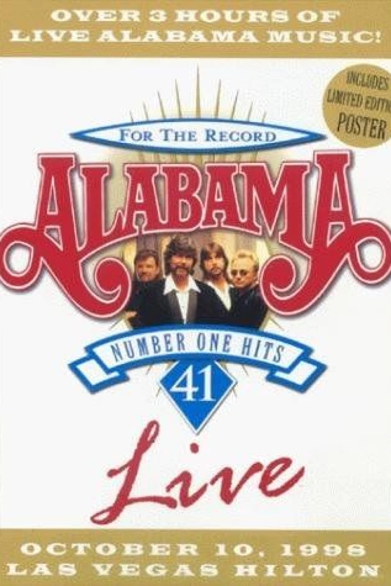 Alabama: 41 Number One Hits Live Poster