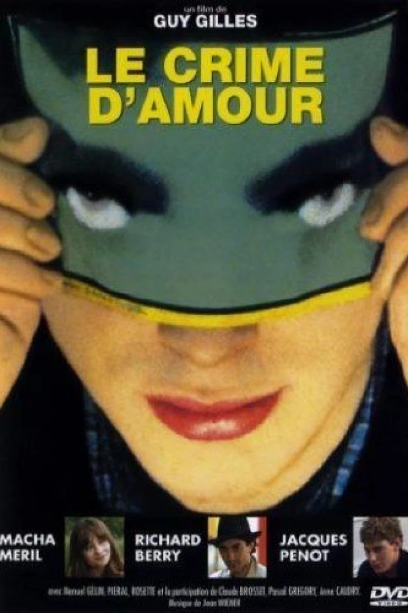 Le crime d'amour Poster