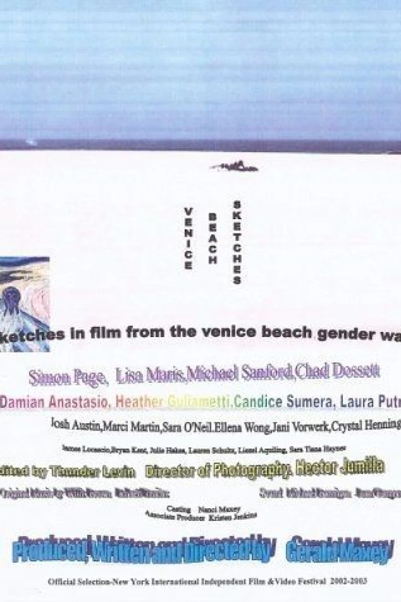 Venice Beach Sketches Poster