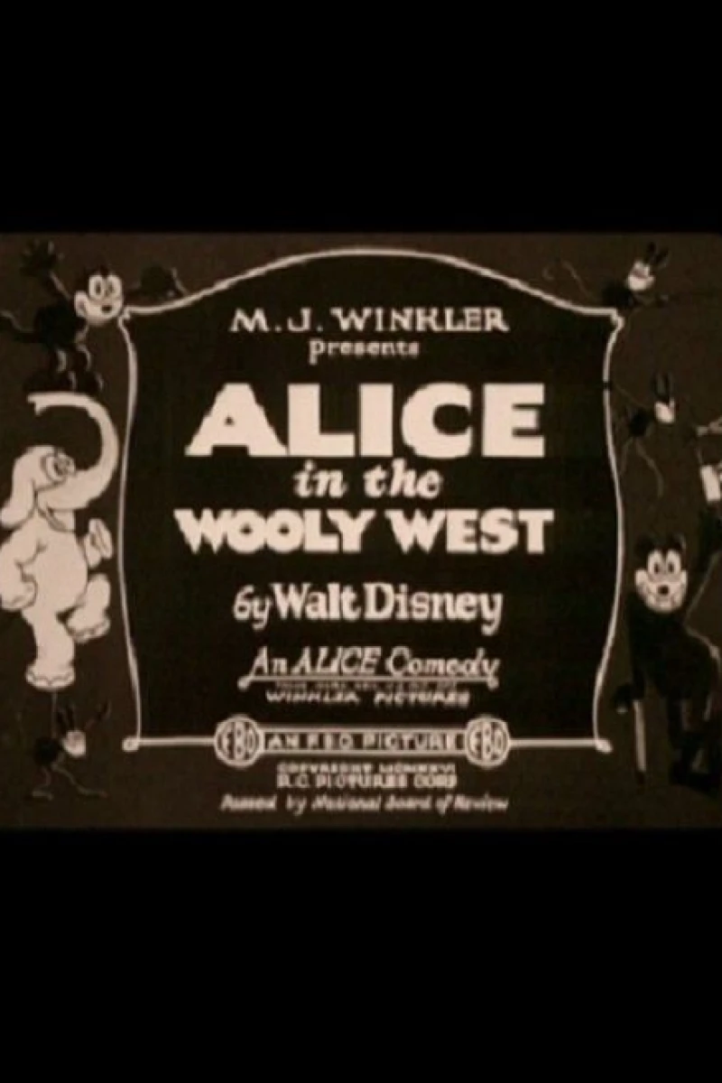 Alice in the Wooly West Poster