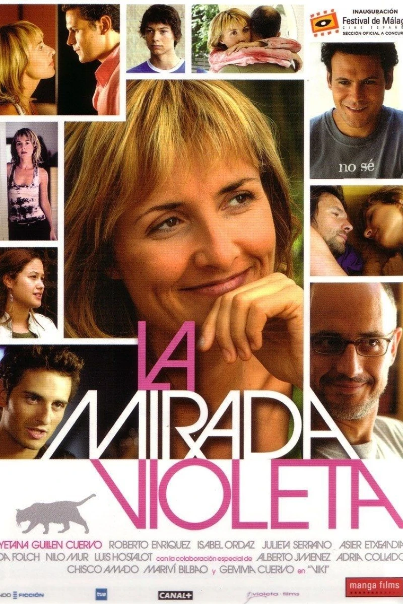 La mirada violeta Poster