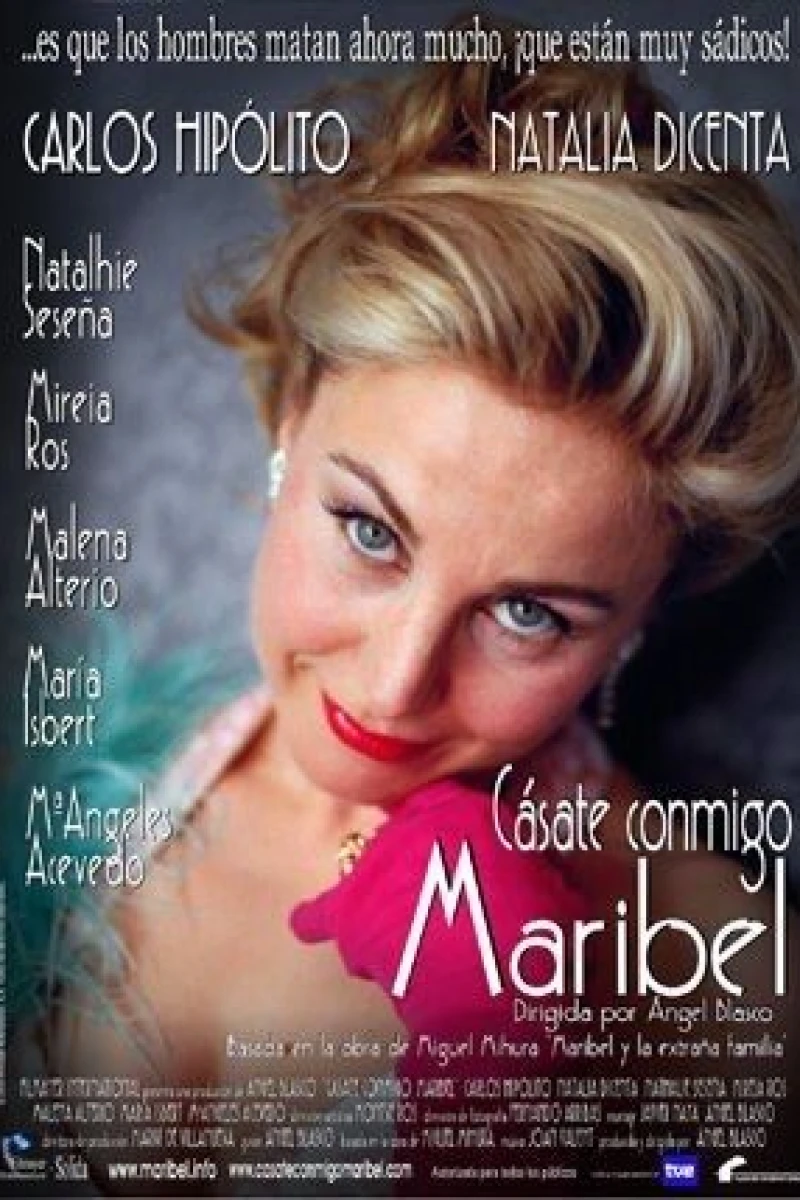 Cásate conmigo, Maribel Poster