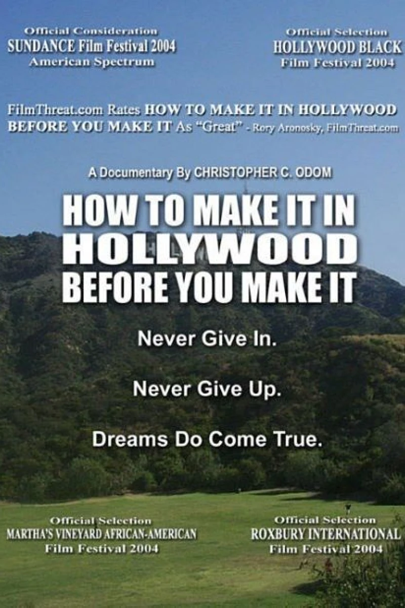 How to Make It in Hollywood Before You Make It Poster