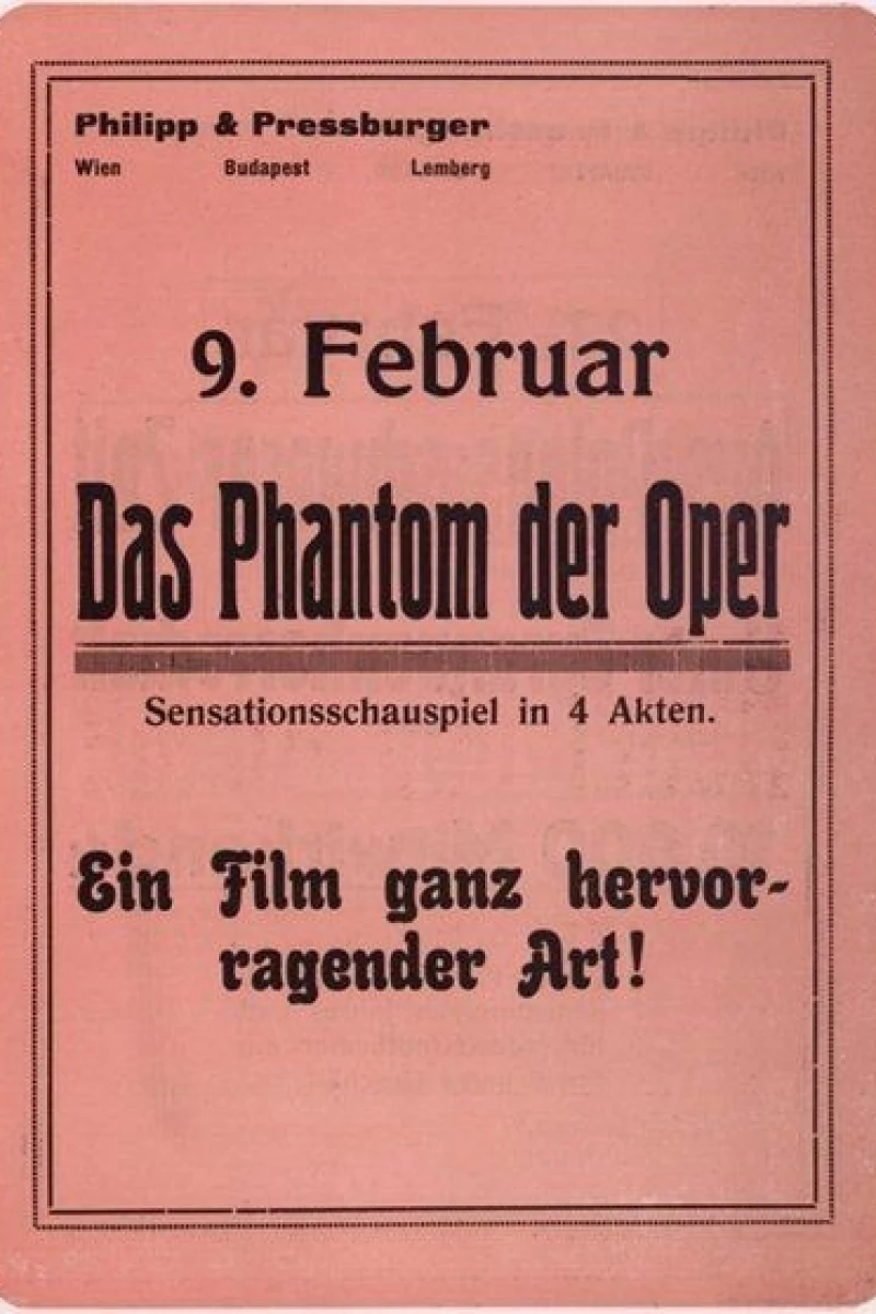 Das Phantom der Oper Poster