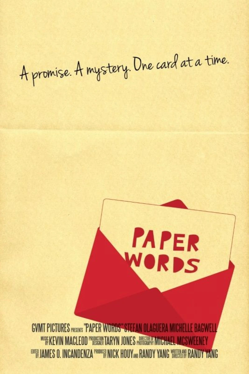 Paper Words Poster