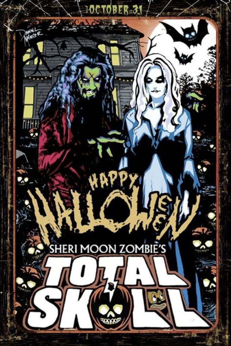 Total Skull Halloween Poster