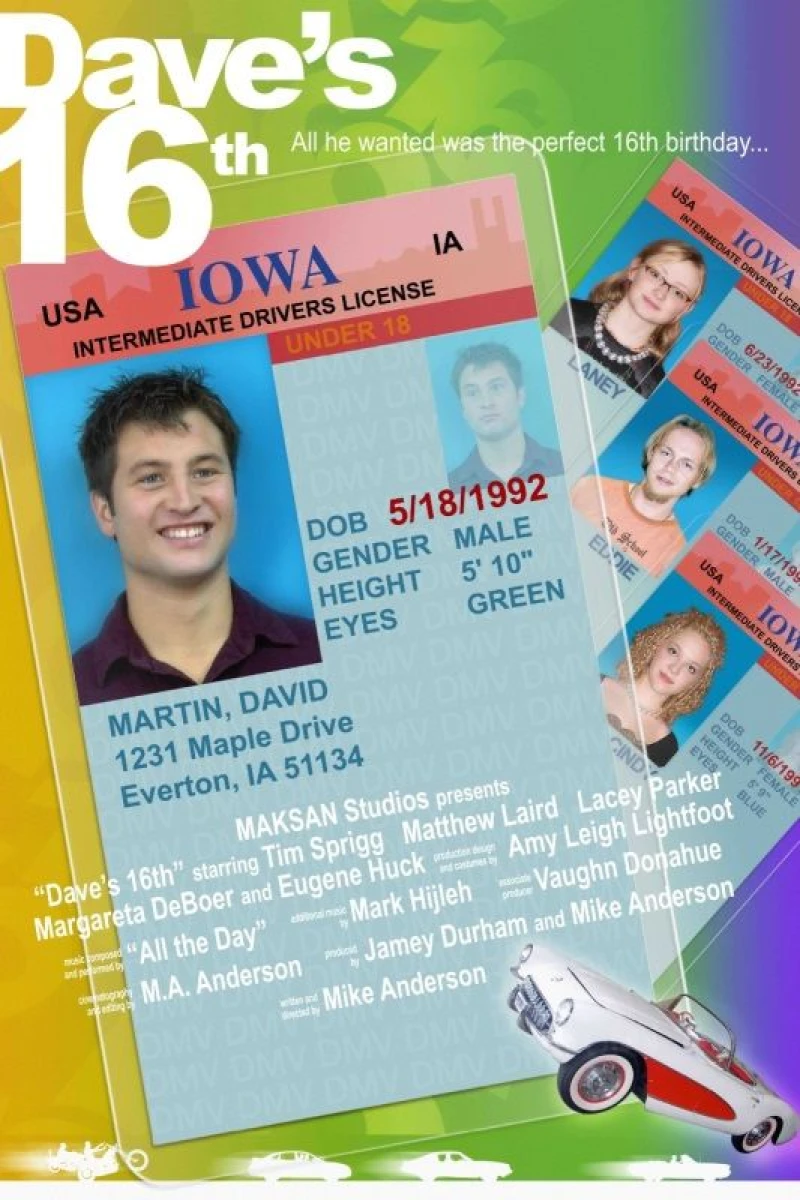 Dave's 16th Poster
