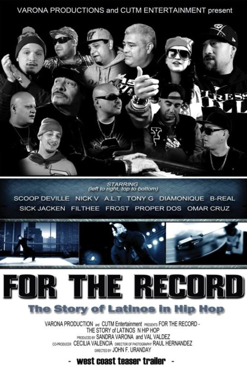 For the Record: The Story of Latinos in Hip Hop Poster