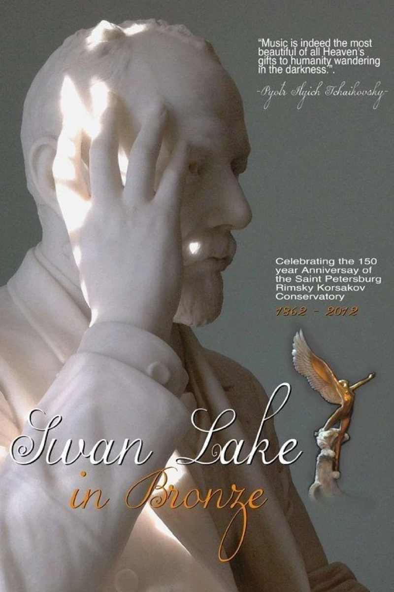 Swan Lake in Bronze Poster