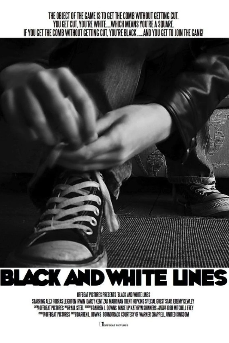 Black and White Lines Poster