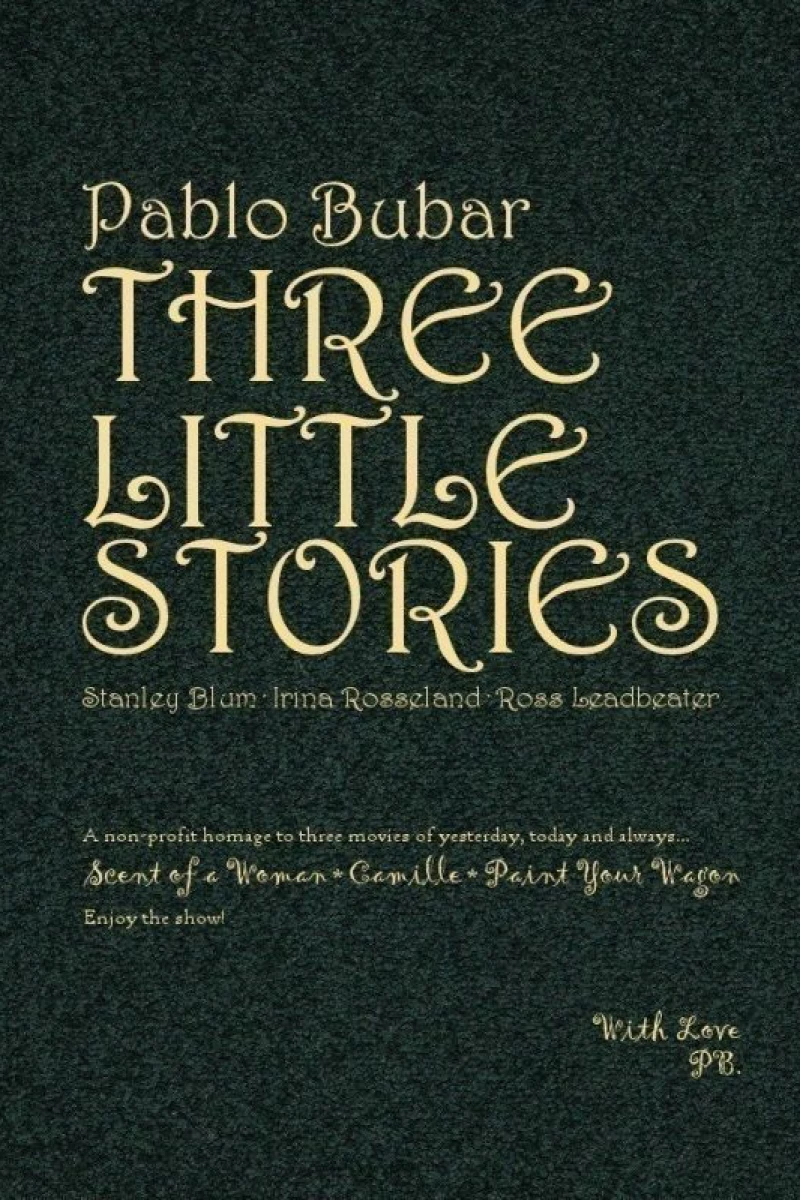 Three Little Stories Poster