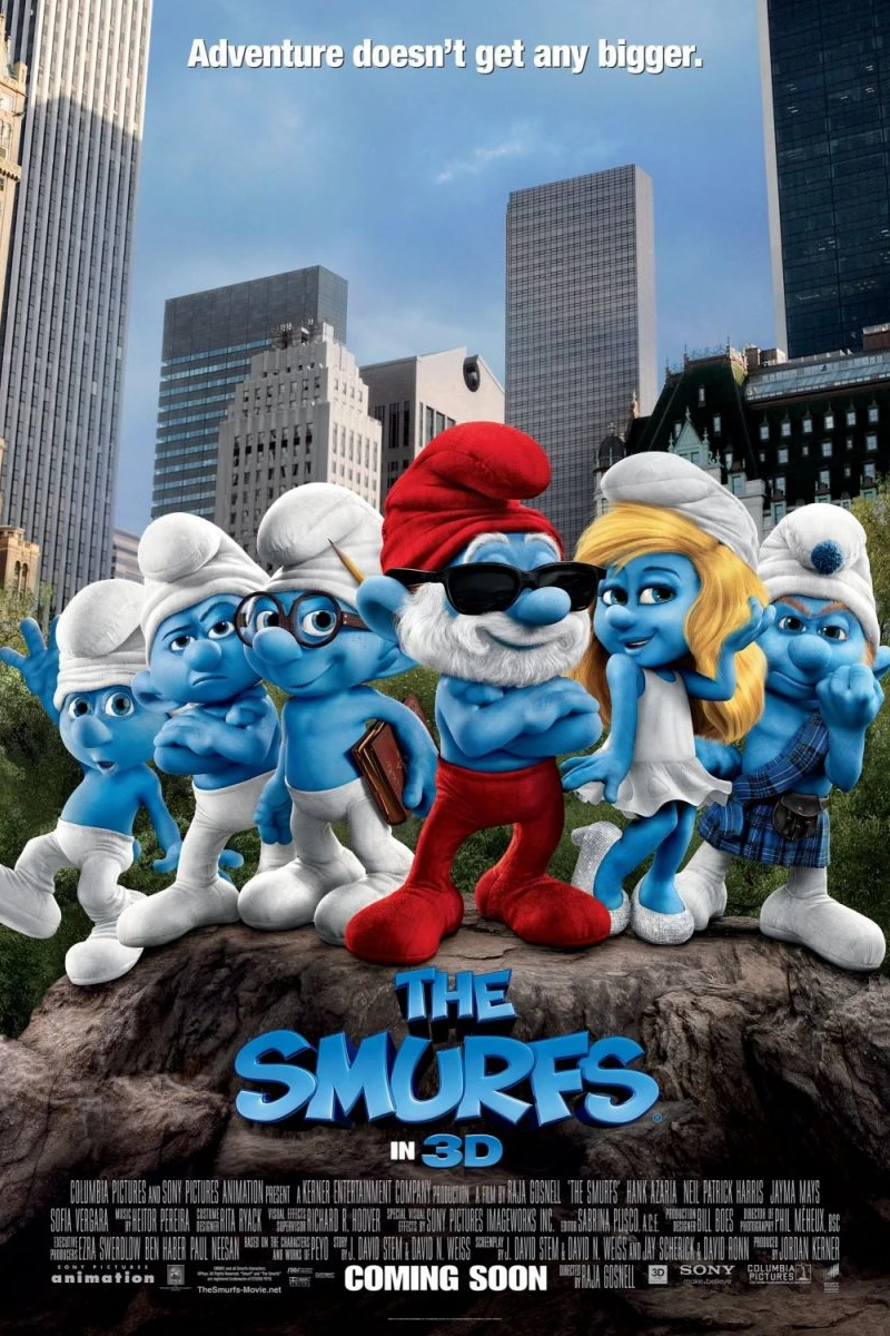 Smurfarna Poster